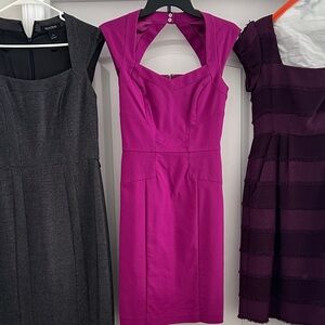 White House Black Market Fuchsia Mini Dress